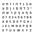 Boger Font by Avraham Cornfeld